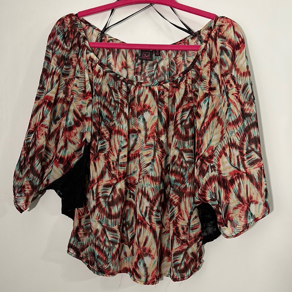 💕Material Girl Sheer Blouse